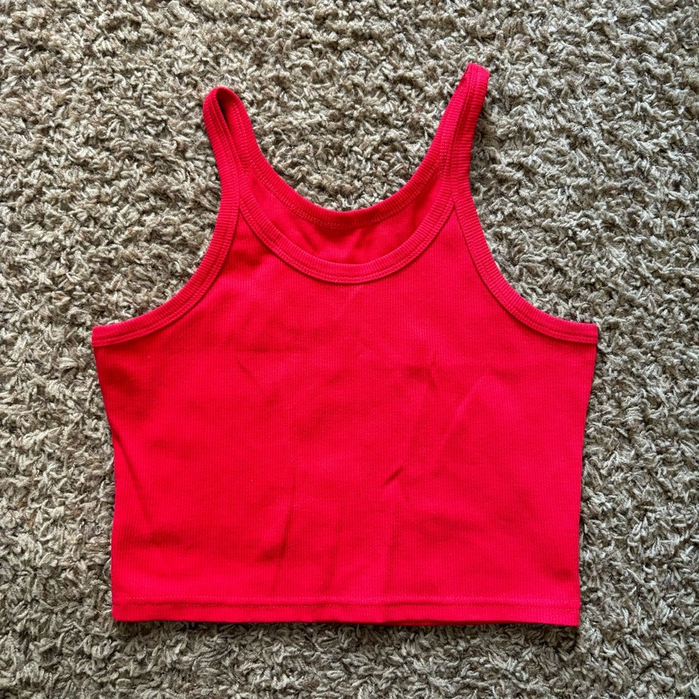 Forever 21 | Red Ribbed Tank Top
